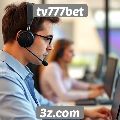 Suporte ao cliente oferecido pelo site tv777bet